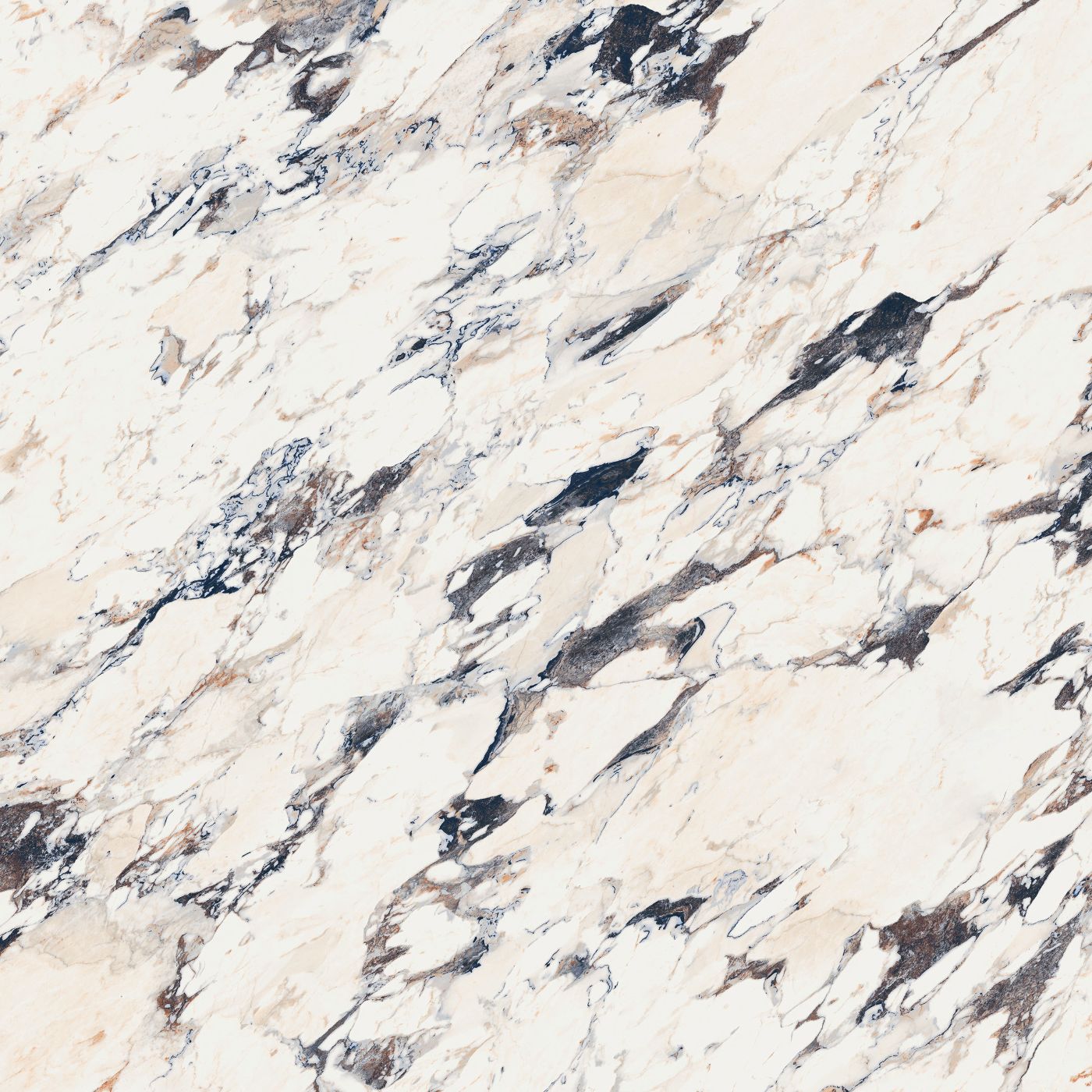 Marble effect porcelain tiles ABK Sensi Up Breccia Melange, 120x120 cm, 8.5 mm, polished (lux) – 2