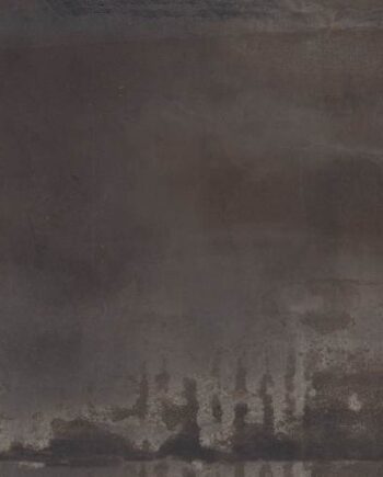 Metal effect porcelain floor tile ABK Interno 9 Dark, 60x120 cm, 8.5 mm, natural matt, slip-resistant R10