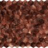 Metal mosaic Dune Corten, 26×30.2 cm, 6 mm Metal mosaic Dune Corten, 26x30.2 cm, 6 mm