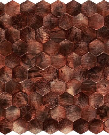 Metal mosaic Dune Corten, 26x30.2 cm, 6 mm