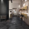 Metal effect porcelain ABK Interno 9 Dark – view 3 Metal effect porcelain tile ABK Interno 9 Dark, 30x60 cm, 8.5 mm, natural matt, slip-resistant R10 – 3