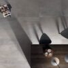 Metal effect porcelain tile ABK Interno 9 Silver, 60x60 cm, 8.5 mm, natural matt, slip-resistant R10 – 5