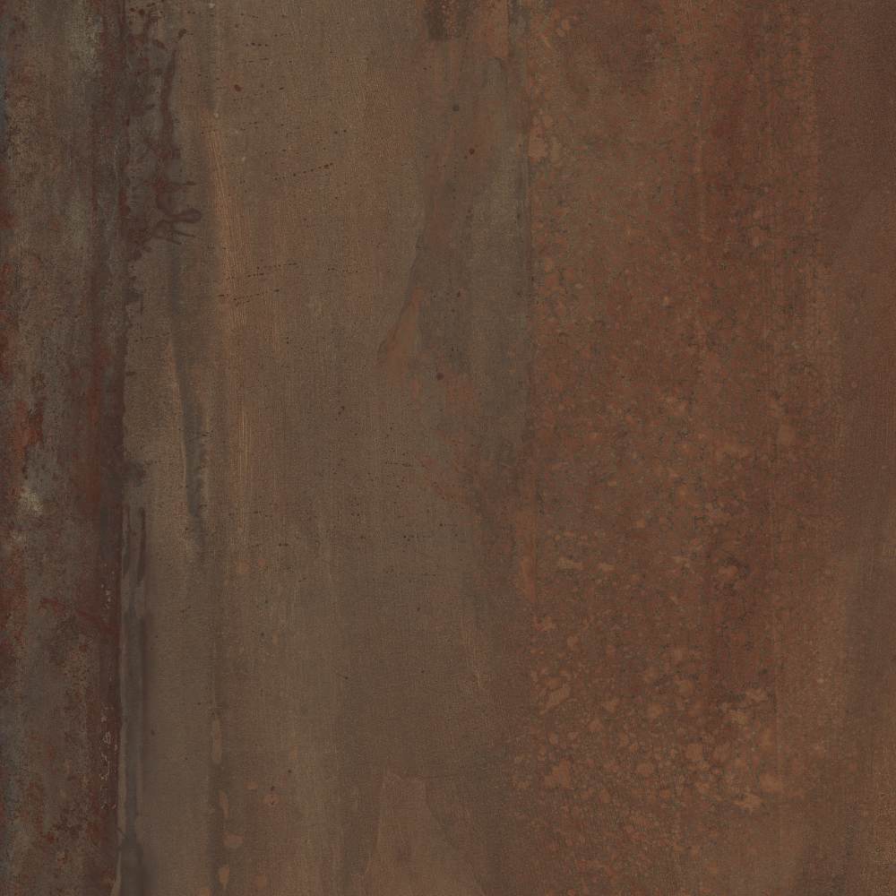 Metal effect porcelain floor tile ABK Interno 9 Wide Rust, 80x80 cm, 8.5 mm, natural matt, slip-resistant R10 – 2