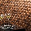 Metal mosaic Dune Corten, 26×30.2 cm, 6 mm – view 2 Metal mosaic Dune Corten, 26x30.2 cm, 6 mm – 2