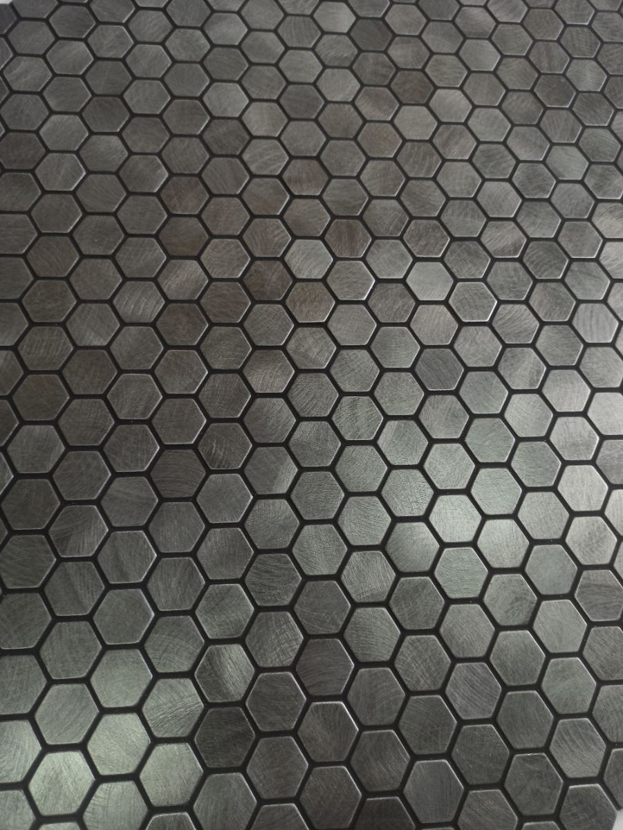 Metal mosaic Dune Reflections Gunmetal, 29x30.5 cm, 8 mm – 2