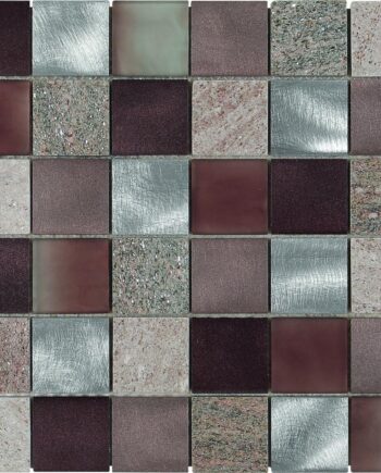 Mixed material mosaic Dune Magma Copper, 29.8x29.8 cm, 8 mm