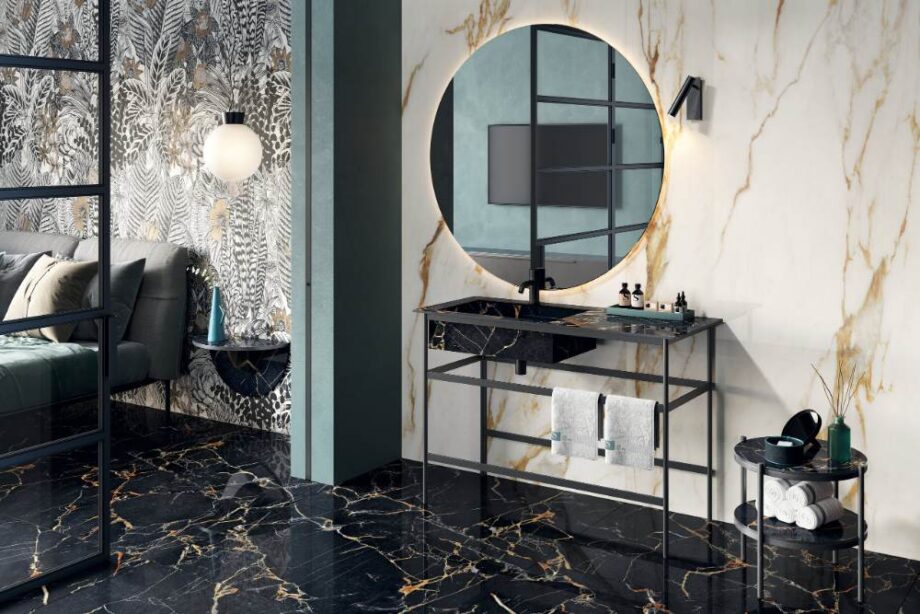 Patterned large porcelain decor slab ABK Wide&Style Esotica, 160x320 cm, 6 mm, matt – 2