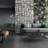Patterned large porcelain decor slab ABK Wide&Style Incertum Light, 160x320 cm, 6 mm, matt – 2