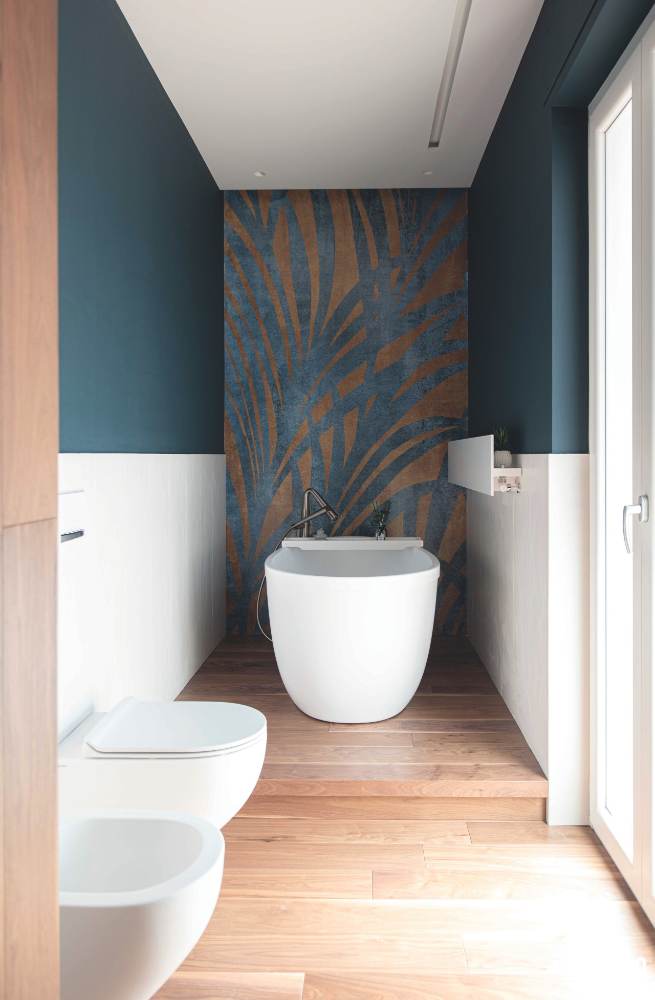 Patterned decorative porcelain tile ABK Wide&Style Jungle Rust, 120x240 cm (4 x 60x120 cm), 8.5 mm, matt – 2