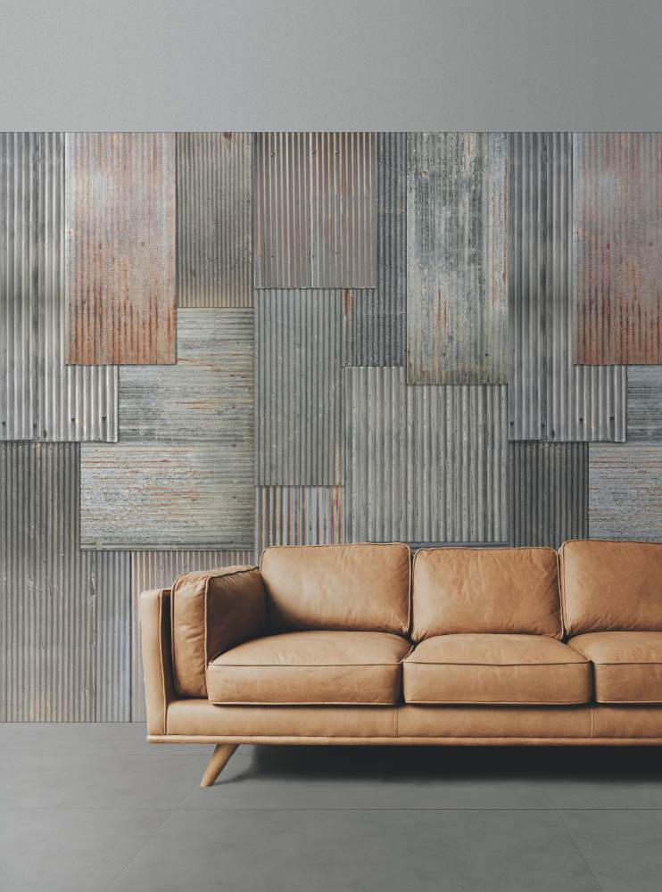 Patterned decorative porcelain tile ABK Wide&Style Metal, 60x120 cm, 6 mm, matt – 3