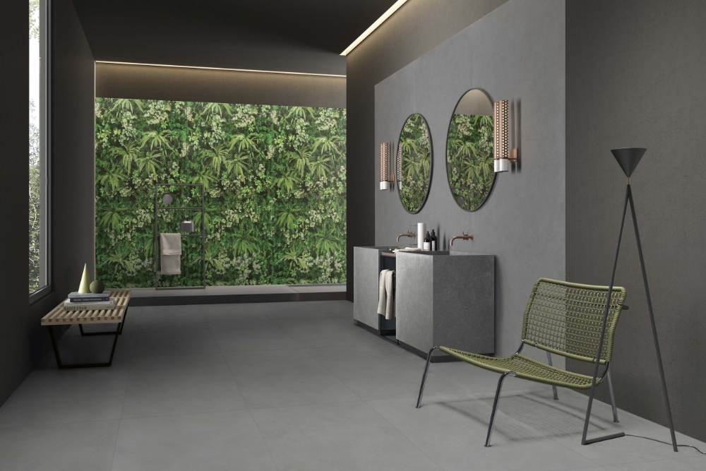 Patterned decorative porcelain tile ABK Wide&Style Secret Garden, 120x240 cm (4 x 60x120 cm), 8.5 mm, matt – 3