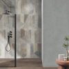 Patterned large porcelain decor slab ABK Wide&Style Shapes, 120×280 cm, 6 mm, matt – view 2 Patterned large porcelain decor slab ABK Wide&Style Shapes, 120x280 cm, 6 mm, matt – 2