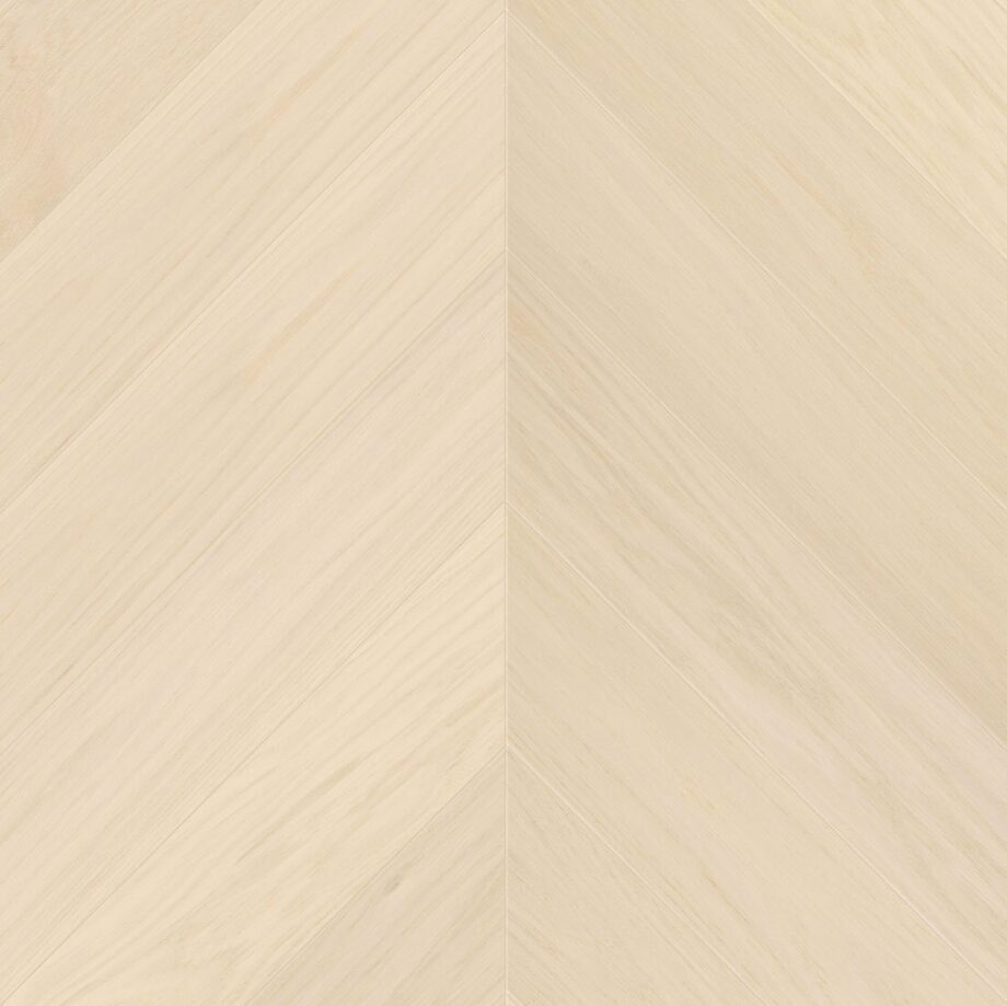 Oak Chevron Parquet Esta AB Latte extra matt lacquered Oak Chevron Parquet Esta AB Latte extra matt lacquered
