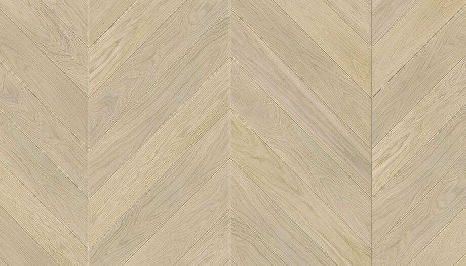 Oak Chevron Parquet Esta Nordic S Linen extra matt lacquered – close-up Oak Chevron Parquet Esta Nordic S Linen extra matt lacquered – 2