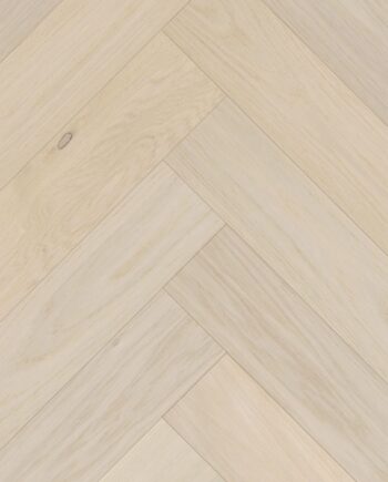 Oak Herringbone Parquet Esta AB Latte extra matt lacquered
