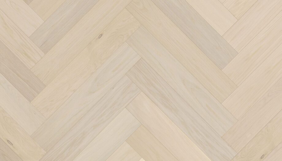 Oak Herringbone Parquet Esta AB Latte extra matt lacquered – close-up Oak Herringbone Parquet Esta AB Latte extra matt lacquered – 2