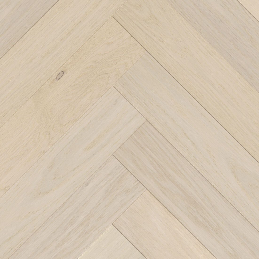 Oak Herringbone Parquet Esta AB Latte extra matt lacquered