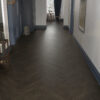 Oak Herringbone Parquet Esta Nova Eco Elite Lava Grey extra matt lacquered – close-up Oak Herringbone Parquet Esta Nova Eco Elite Lava Grey extra matt lacquered – 3