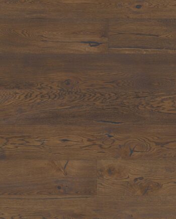 Oak parquet flooring Bauwerk Casapark Handcrafted Oak 56 Tartufo deep brushed oil waxed 181mm