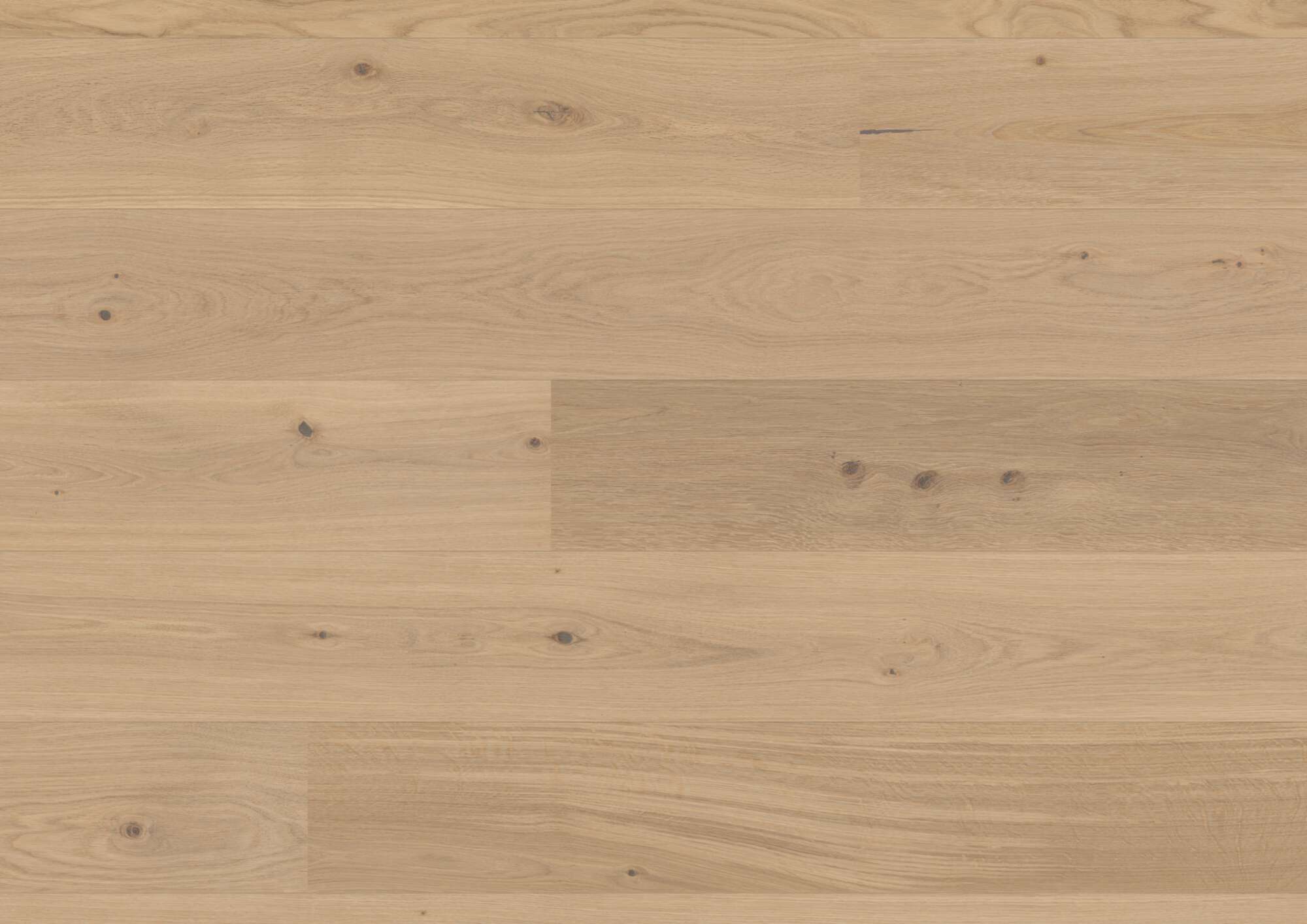 Oak parquet flooring Bauwerk Casapark Oak 35 Crema B-Protect® ultra matt lacquered 209mm