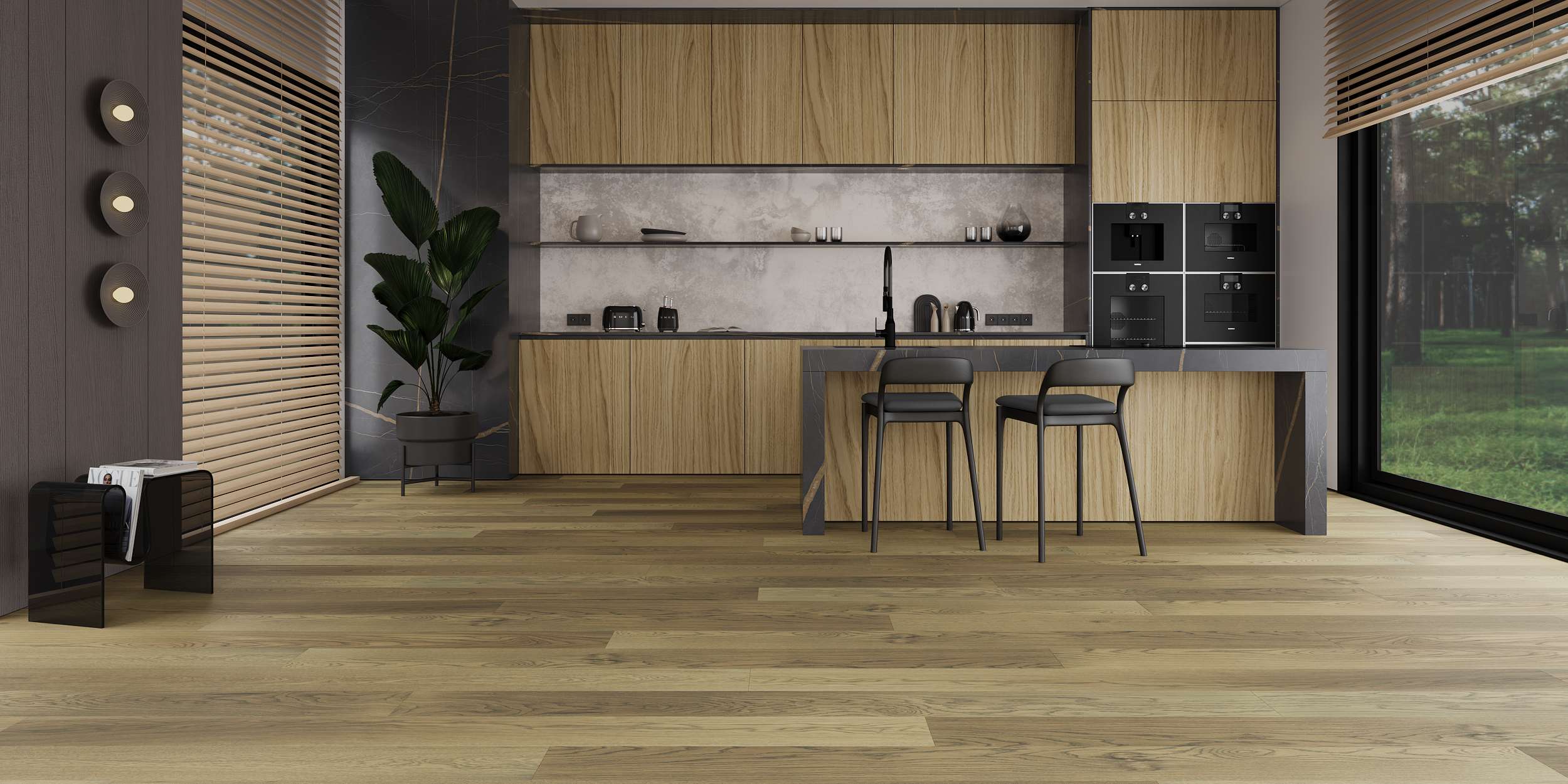 Oak Parquet Flooring Esta Vivid Driftwood extra matt lacquered – 2