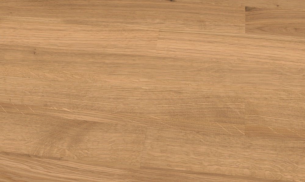 Oak Parquet Flooring Naturell, solid strip parquet, unfinished, 22 x 70 x 500 mm