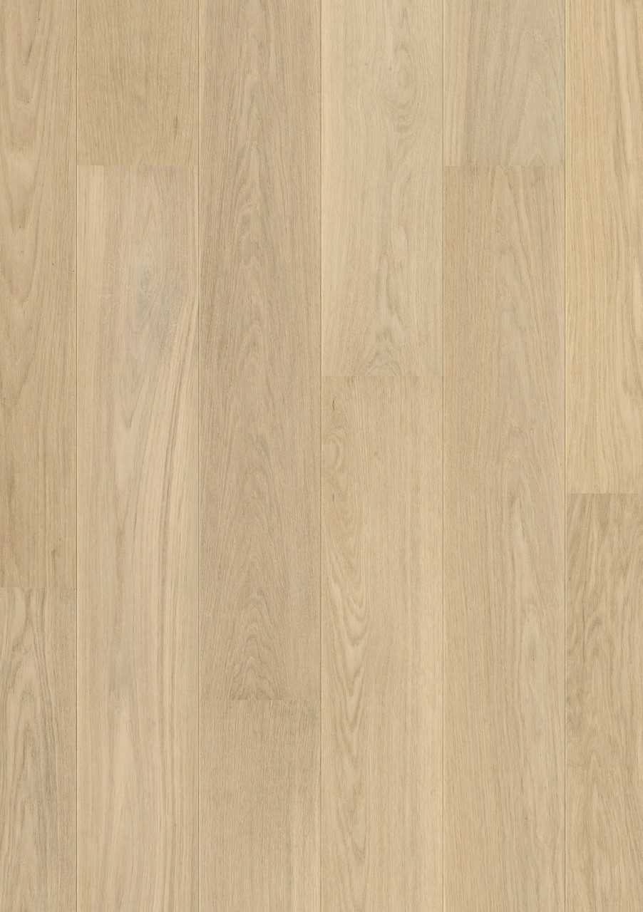 Oak parquet flooring Quick-Step Cascada Lily White Oak extra matt lacquered, waterproof 190mm