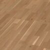 Oak parquet Meister, Longlife PC 200, Greige oak lively 09038, 3-strip, 2400 x 200 mm, brushed, ultra matt lacquered