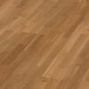 Oak parquet Meister, Longlife PC 200, Oak lively lightly smoked look 09039, 3-strip, 2400 x 200 mm, brushed, ultra matt lacquered