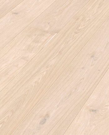 Oak parquet Meister, Longlife PD 400, Authentic limed white oak 09003, 1-strip, 2200 x 180 mm, brushed, ultra matt lacquered
