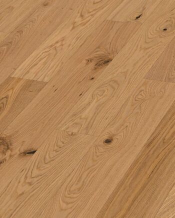 Oak parquet Meister, Longlife PS 300, Authentic oak 09002, 1-strip short plank, 1187 x 142 mm, brushed, ultra matt lacquered