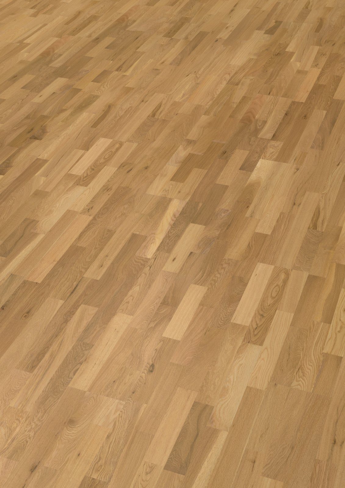 Oak parquet Thede & Witte Boston 3-strip, country, brushed, oiled, 3-strip, 2200 x 189 x 14 mm