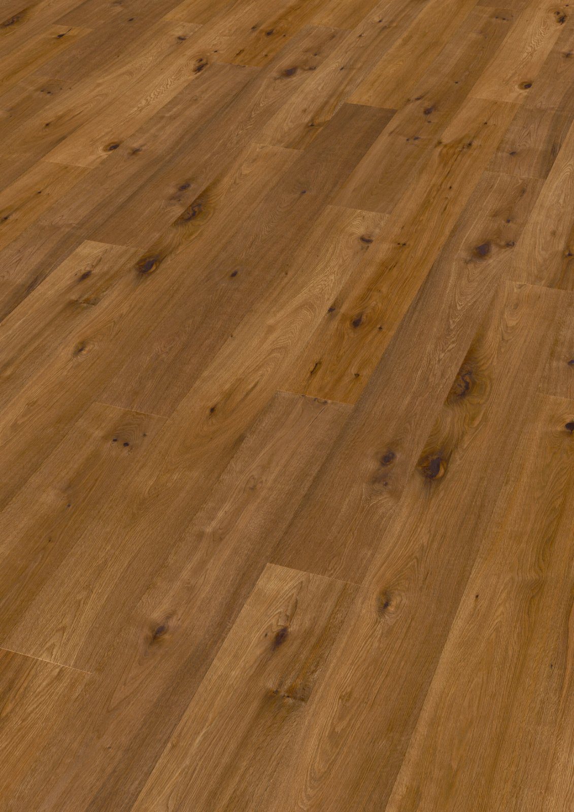 Oak parquet Thede & Witte Boston, Darkoliv, smoked, oiled, 1-strip, 1900 x 189 x 15 mm