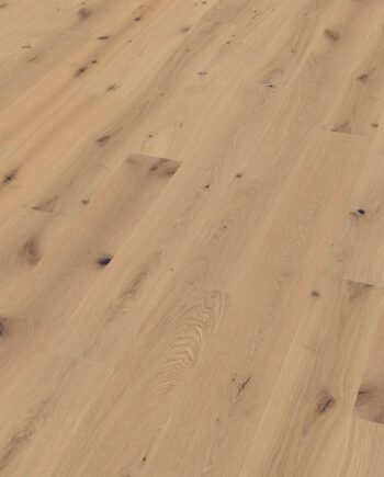 Oak parquet Thede & Witte Boston, knotty, brushed, oiled, rough appearance, 1-strip, 2200 x 220 x 15 mm
