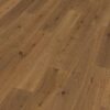 Oak parquet Thede & Witte Boston, knotty, smoked, brushed, oiled, 1-strip, 2200 x 220 x 15 mm