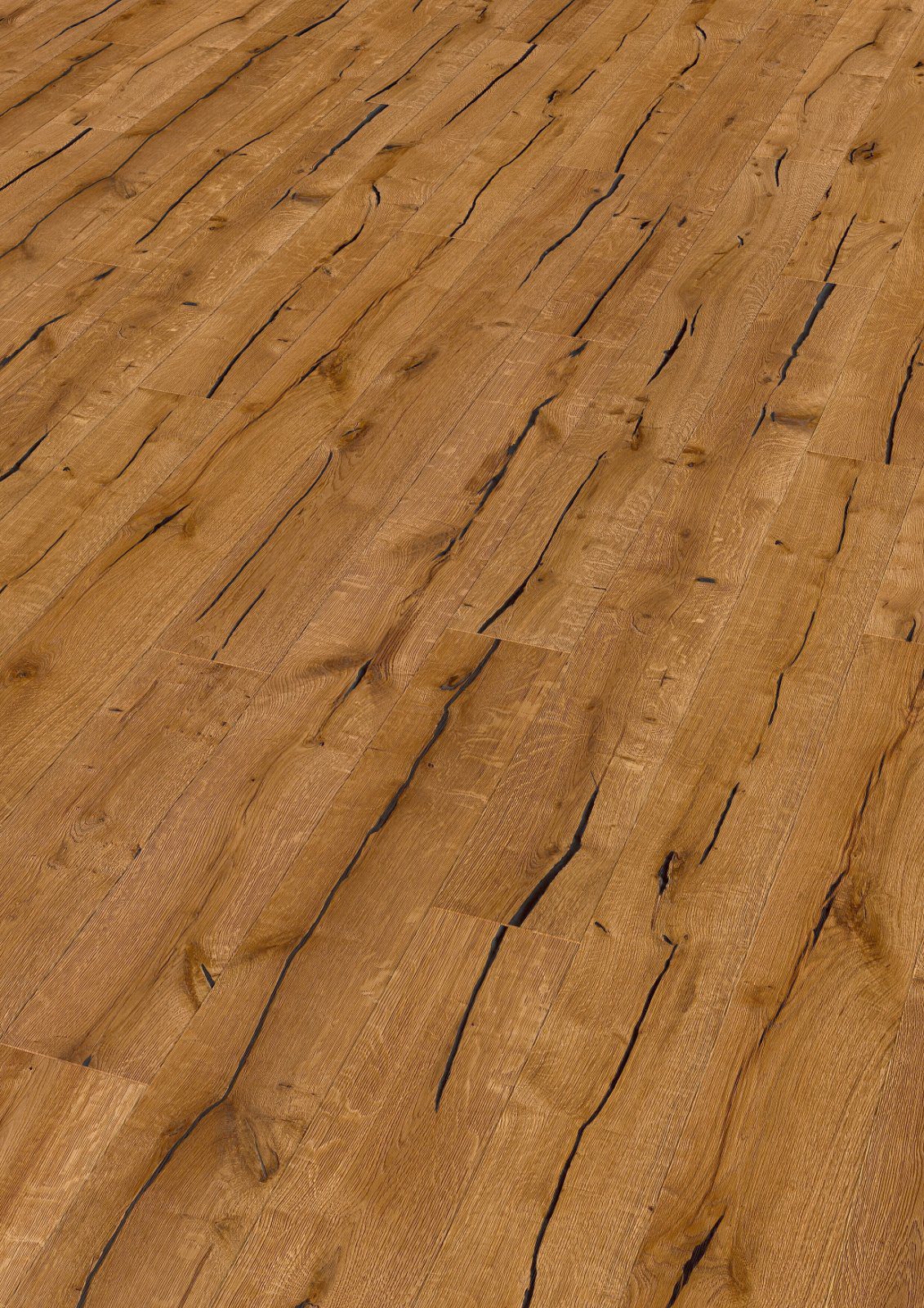 Oak parquet Thede & Witte Boston Old Fashion, oiled, 1-strip, 1860 x 189 x 15 mm
