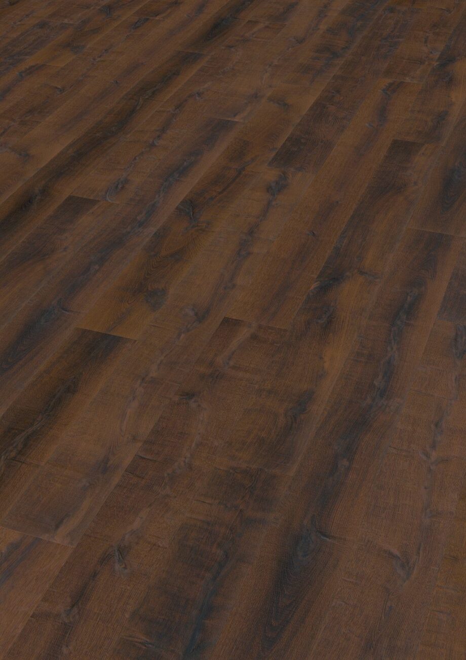 Oak parquet Thede & Witte Boston Vintage, Darkbrown, oiled, 1-strip, 1860 x 189 x 15 mm