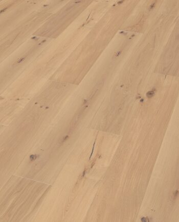 Oak parquet Thede & Witte Boston XL, knotty, handscraped, oiled, rough appearance, 1-strip, 2200 x 260 x 15 mm