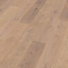 Oak parquet Thede & Witte Boston XL, rustic knotty, brushed, white oiled, 1-strip, 2200 x 260 x 15 mm
