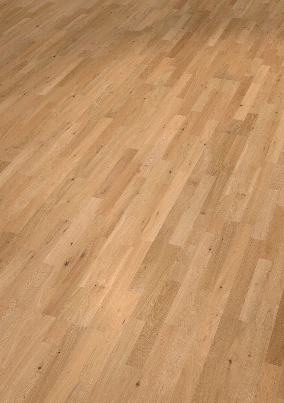 Oak parquet Thede & Witte Euro 3-strip, knotty, matt lacquered, 3-strip, 2200 x 204 x 14 mm Oak parquet Thede & Witte Euro 3-strip, knotty, matt lacquered, 3-strip, 2200 x 204 x 14 mm