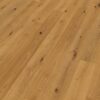 Oak parquet Thede & Witte Euro, knotty, brushed, matt lacquered, 1-strip, 2230 x 194 x 14 mm