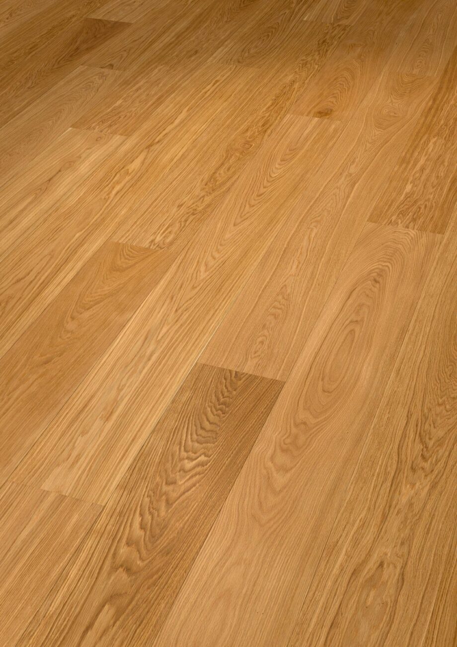 Oak parquet Thede & Witte Euro XL, nature, brushed, oiled, 1-strip, 2230 x 254 x 14 mm