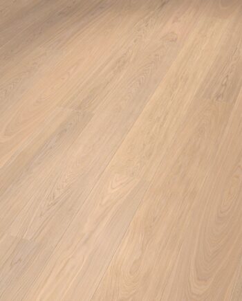 Oak parquet Thede & Witte Euro XL, nature, brushed, white oiled, 1-strip, 2230 x 254 x 14 mm
