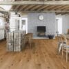 Engineered wood flooring Bauwerk Casapark Handcrafted Oak 56 deep brushed oil waxed 181mm – 2