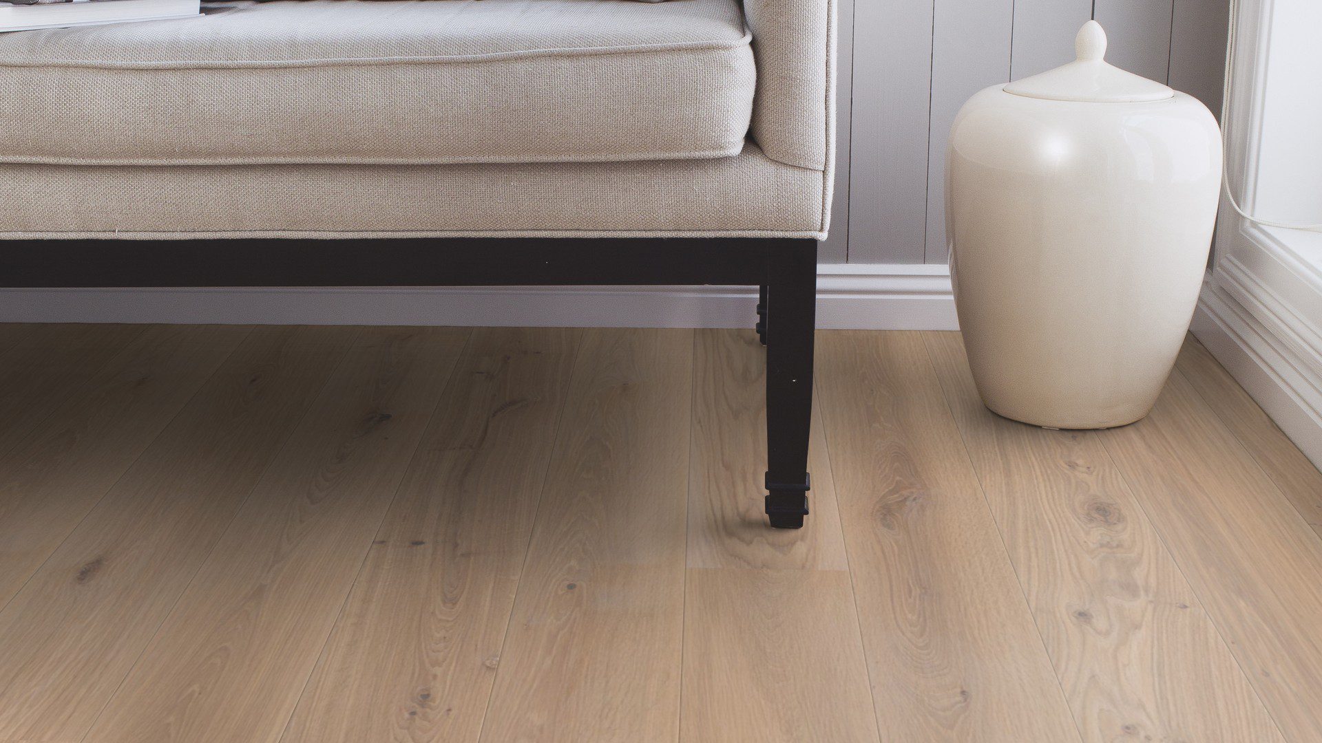 Parquet floor Bauwerk Casapark Oak 35 Crema B-Protect® ultra matt lacquered 181mm – 2