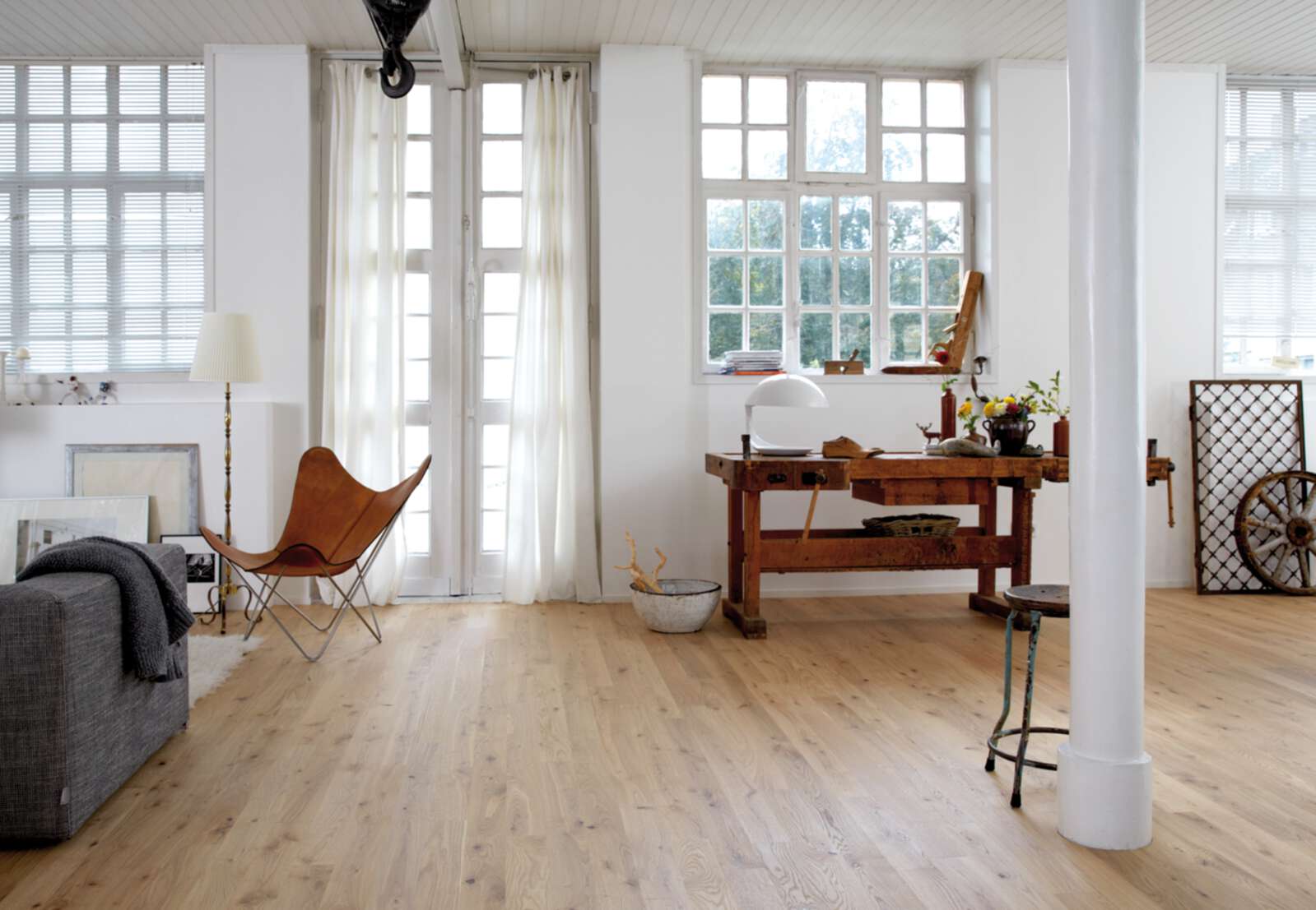 Wooden Flooring Bauwerk Cleverpark 1250 Oak Avorio 34 oiled brushed – 2