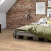 Parquet Tarkett, Grace, Oak White Canvas TreS, 3-strip, brushed, Proteco ExtraMatt matt lacquer – view 3 Parquet Tarkett, Grace, Oak White Canvas TreS, 3-strip, brushed, Proteco ExtraMatt matt lacquer – 3
