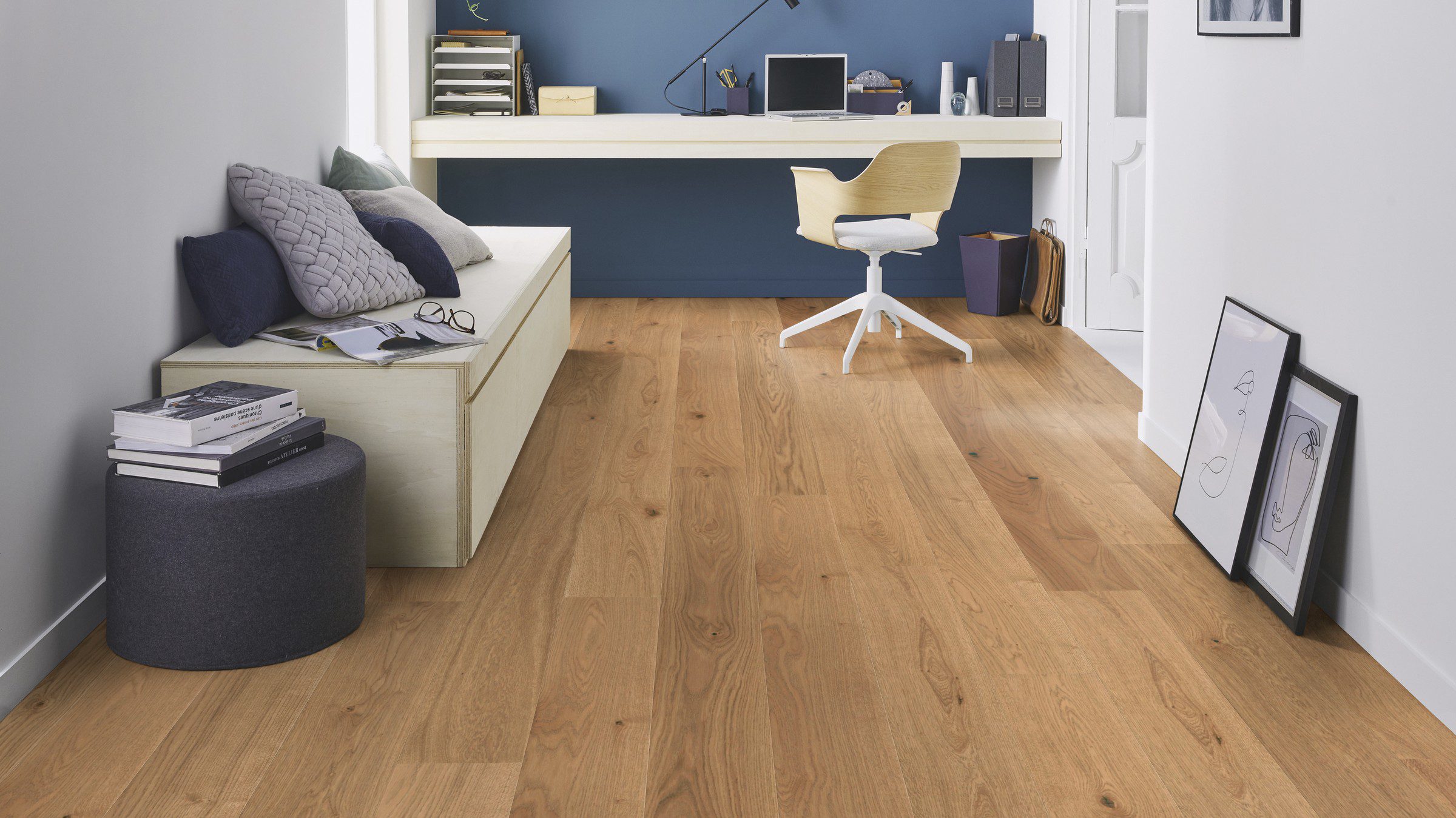 Parquet Tarkett, Shade, Oak Nutmeg Plank XT, 1-strip, 2 sides bevelled, brushed, stained, Proteco Natura mat lacquer – 5
