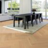 Kalasabaparkett Parky Swing Sand Oak Rustic Light – interjöör