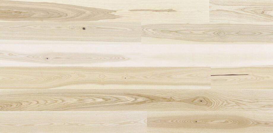 Parquet Ash, Grande Milkshake, 1-strip, no bevel, stained, matt lacquer
